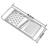 Stainless Steel Flat Cheese Grater, Zester & Parmesan Grater -