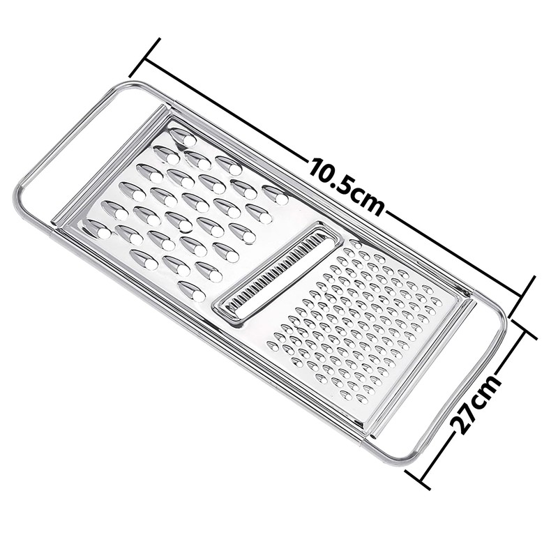 Stainless Steel Flat Cheese Grater, Zester & Parmesan Grater -