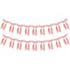 2pcs Bow Garland Banner Ribbon Bow Party Decorations for Baby