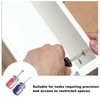sourcing map 2pcs Short Screwdrivers Set PH2 Phillips SL6 Flat