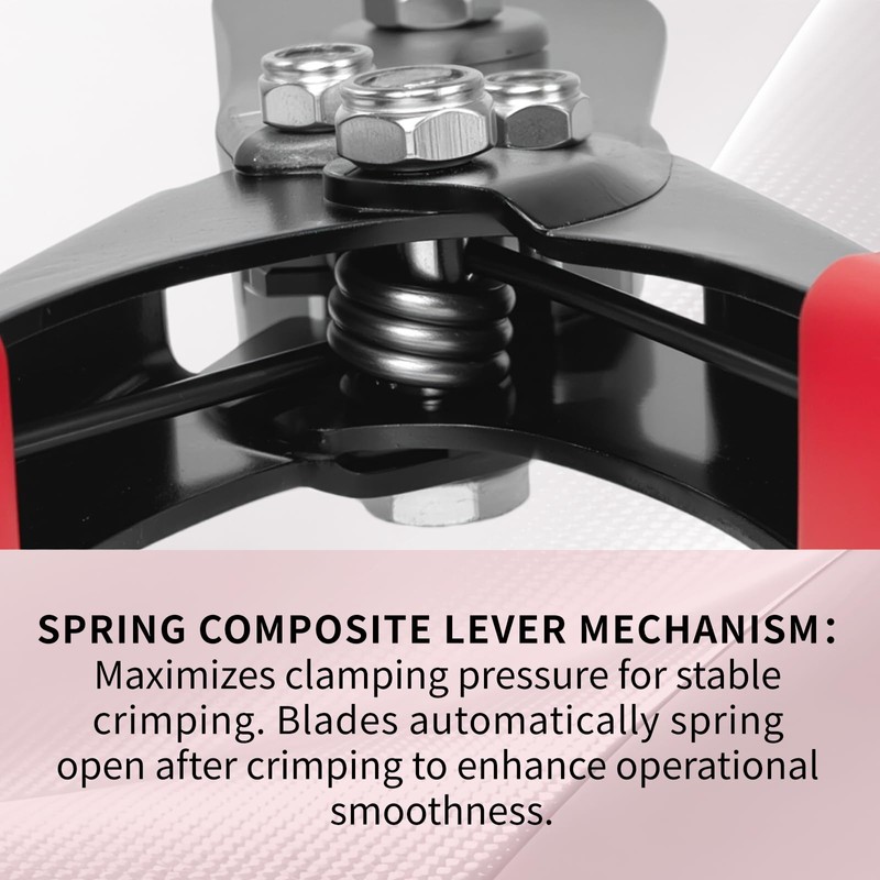 Cesilili 5-Blade Hand Crimper Sheet Metal Tool, HVAC Duct Crimping