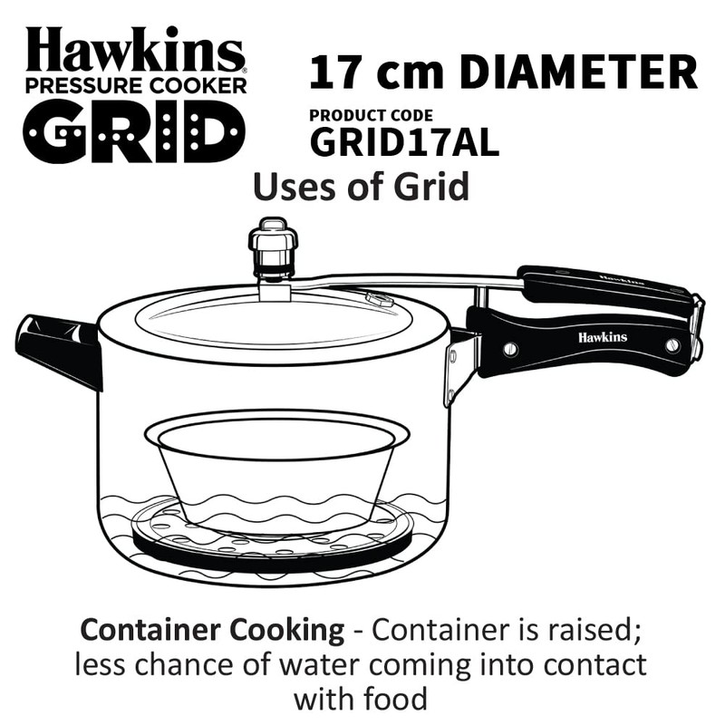 HAWKINS 17 cm Pressure Cooker Grid for Steaming Food and