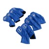 9Pcs Golf Iron Head Covers PU Waterproof Golf Club Headcovers