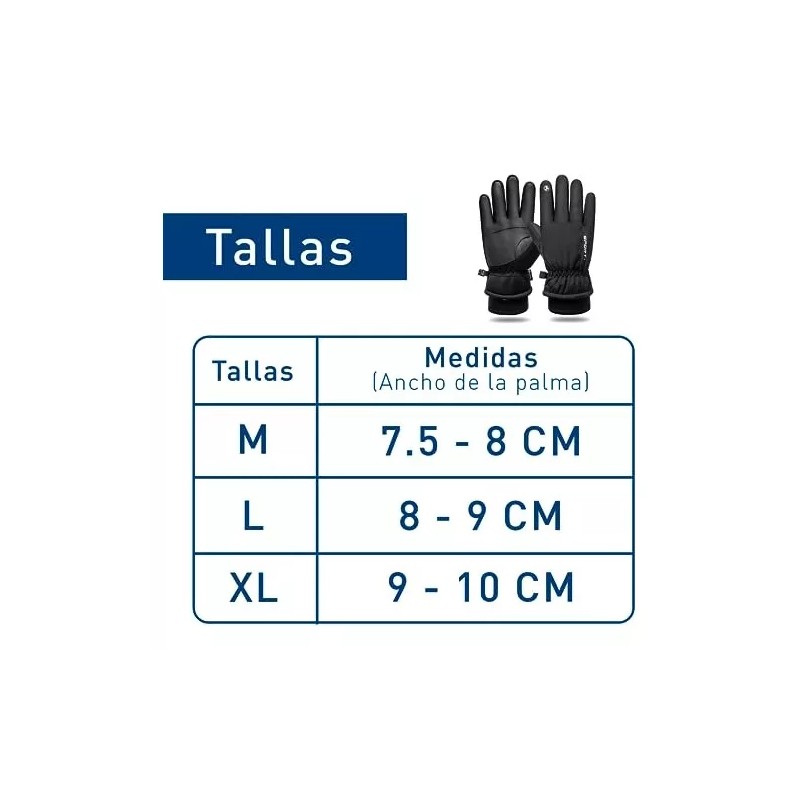 Bluelander Guantes Térmicos De Invierno Impermeables Pantalla Táctil