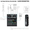 4 Channel Audio Mixer With Effects 88 Dsp Mixer Mixing