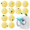 12 Stücke Gelb Tierhaarentferner Waschmaschine,Entfernt Tierhaare,Fusseln & Flusen,Fusselbälle Waschmaschine für