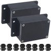 Otdorpatio 2Packs Junction Box IP65 Waterproof ABS Plastic Electrical Project