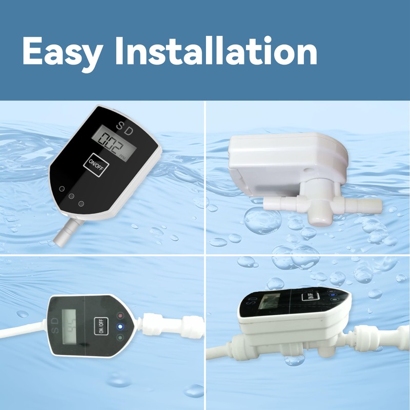 in-Line TDS Meter Digital Water Tester, Accurate and Reliable Small