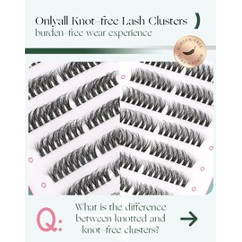 Lash Clusters Eyelash Extension Pre-styled Natural Lashes Clusters C Curl Eyelash Clusters Wispy Lash Clusters Individual Lashes DIY Lash Extensions N06