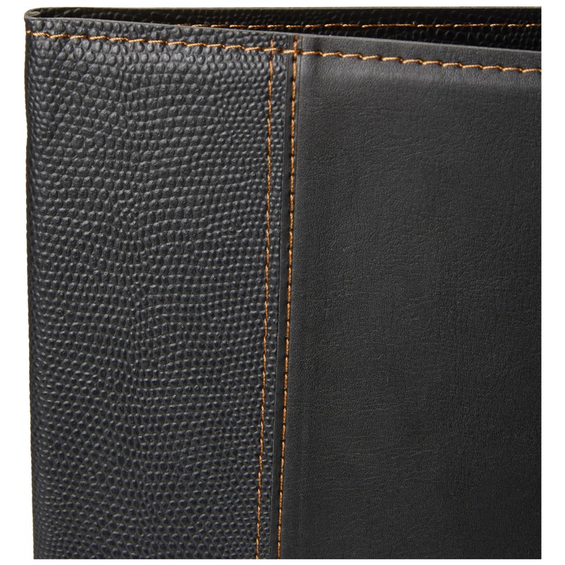 Securit Trendy Faux Leather A4 Beverage Menu Holder with 2