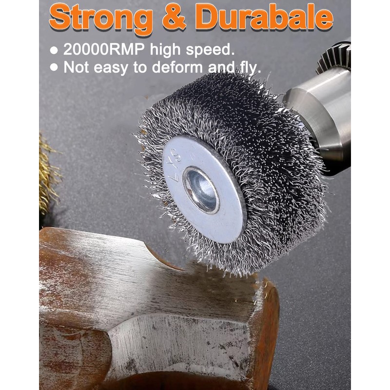 10 Pack Wire Wheel Brush Wire Wheel Brush for Drill