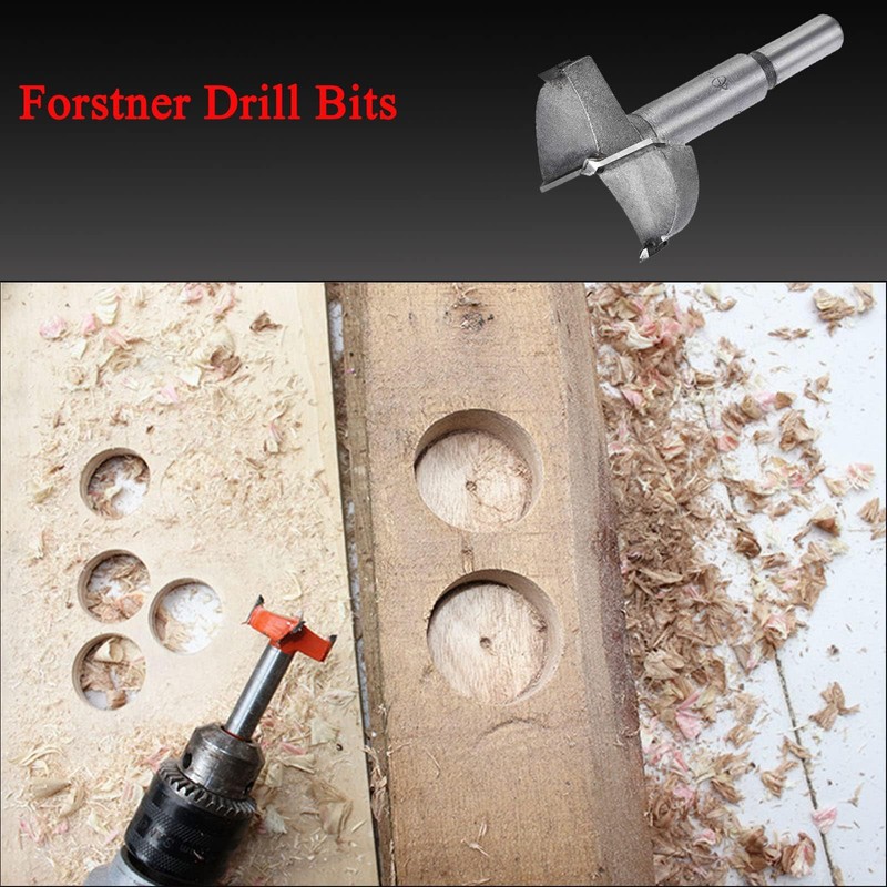 TOP-VIGOR 18mm Forstner Drill Bit, Tungsten Carbide Wood Auger Drill