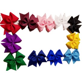 Cheer Bows Electric Blue Large Hair Bow