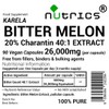 Nutrics® 26,000mg (per Capsule) Bitter Melon Extract 90 V Capsules