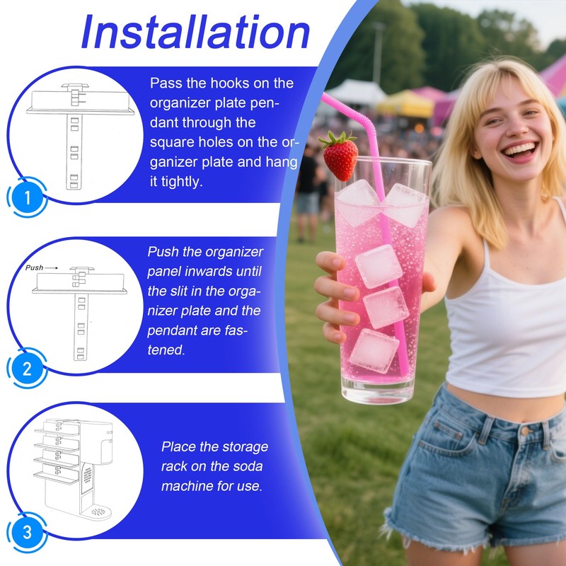 xcivi Flavor Storage Holder Compatible With Ninja Thirsti Drink System