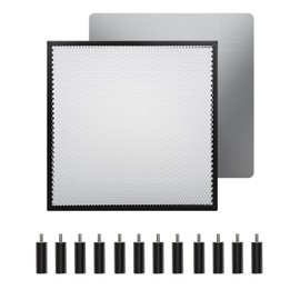 Creality Honeycomb Working Table Set 320x320mm Steel Honeycomb Laser Bed for Laser Cutter Engraver with Steel Sheet and 12 PCS Laser Engraver Raiser for Creality Falcon Laser Cutter and Engraver