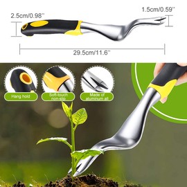 Vockvic Manual Weeder Tool, 2PCS Labor-Saving Hand Weeder Dandelion Remover Tool, Stainless Manual Weed Puller Bend-Proof Weed Puller Digger For Garden Lawn Yard