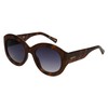 Nine West Women's Maya Sunglasses Oval, Brown, 53mm