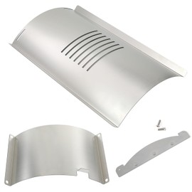 Beurbcikue Flame Broiler for Pit Boss 820 Smoker Grill Flame Tamer Replacement Parts for Pit Boss 820D Pro Series 820PS1 820FB 820FBC PB820SC PB820S with Heat Deflector Plate Accessories