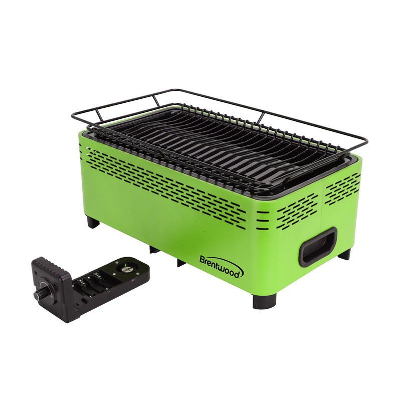 Brentwood BBF-31G Smokeless Portable BBQ, Non-Stick, Green