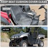 LKV UTV Seat Covers 4 Sets Replacement for Rhino 700