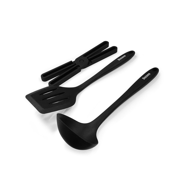 DUXANO Silicone Utensil Set – 3-PC Food-Grade Set with Slotted