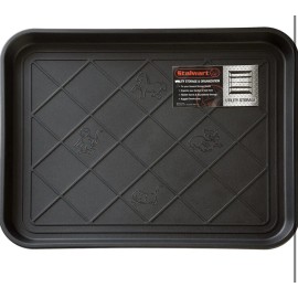 Stalwart Boot Tray Muddy Shoes Plastic Tray Drip Catch Keep Floors Clean 15.5 x 19.75 In
