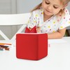 Sleeve for Toniebox, with Cover for Tonie Ears, Stain-Resistant, Red