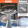 1 Pack Upgrade Bird Bath Heater for Outdoors in Winter,
