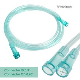 Agooteam 3 Pack Oxygen Mask for Adult Face with 7' Tube & Adjustable Elastic Strap- Size XL