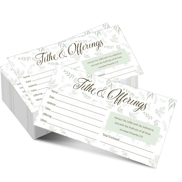 200 Piezas de Sobres para Ofrendas de Iglesia Mi sobre