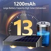 Brizled Solar Fence Lights Outdoor, 8 Pack 2700/4500/6500K 6 Modes