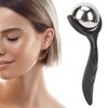 Facial Roller Massage Ball Ergonomic Handle Cold Hot Compression Stainless