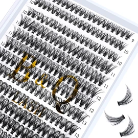 Lash Clusters 30D-0.07D-9-15MIX B&Q Lash Individual Lashes 280 Clusters False Eyelash 20D 30D 40D Lash Clusters Extensions Individual Lashes Cluster DIY Eyelash Extensions at Home (30D-0.07D-9-15mix)