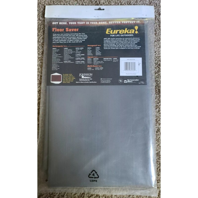 Eureka New Eureka Floor Saver-Size Medium Hex 7'6"x8'7" - 13