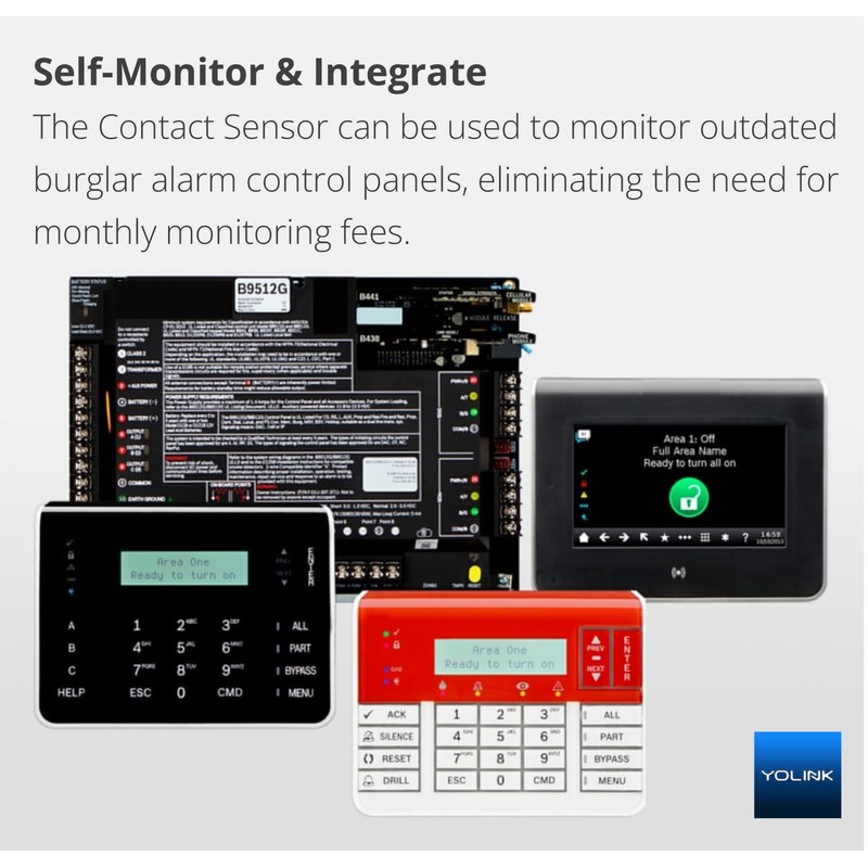 YOLINK LoRa Smart Outdoor Contact Sensor, Gate & Shed Door