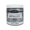 DecoArt Ameri Deco MTLC Silver Americana Decor Metallics 8oz, 8