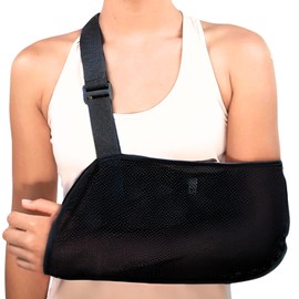Homecare | Cabestrillo Inmovilizador de Brazo Malla de Poliéster Transpirable Unisex Ajustable con Correa, para Lesiones y Rehabilitación (Mediano 70-90cm)