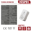 Hispec Electrical Products Limited HSA/BC/RF10-PRO Carbon Monoxide Detector, 9 V,