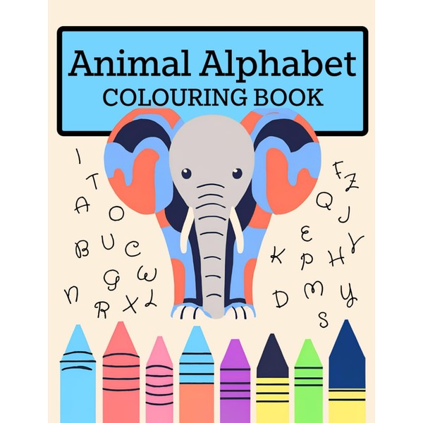 Animal Alphabet Colouring Book