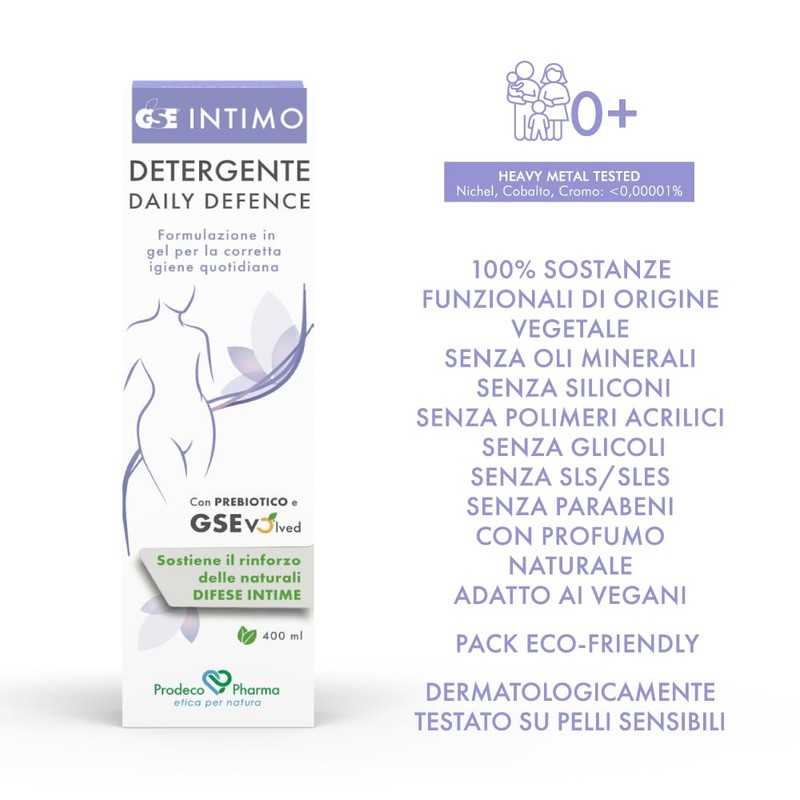 GSE Intimo Daily Igiene Intima Quotidiana Waschmittel, 400 ml