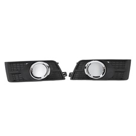 2pcs Front Fog Light Lamp Cover 25778388 Bezel Chrome Trim Left Right Replacement for SRX 2010‑2016