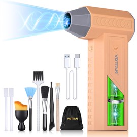 120,000 RPM Electric Air Duster, 3-Gear Adjustable Powerful Electric Air Blower 4000mAh Cordless Compressed Air Duster for PC Clean