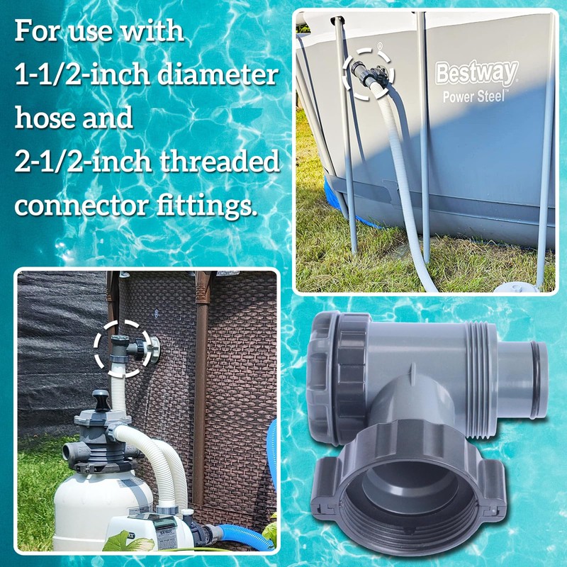 Pool Drain Valve On Off Plunger Compatible with Coleman,Intex,Above Ground