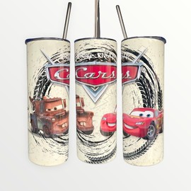 Sellrex Cars Insulated 20oz Thermal Skinny Tumbler