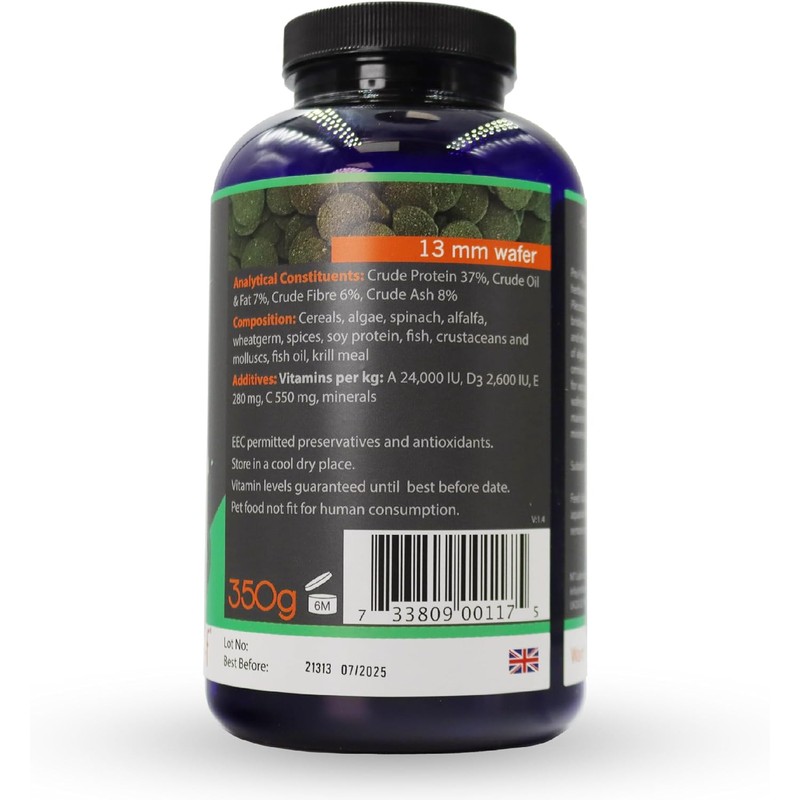 NT Labs Pro-f Algae Wafers, Food For Bottom Feeding Fish