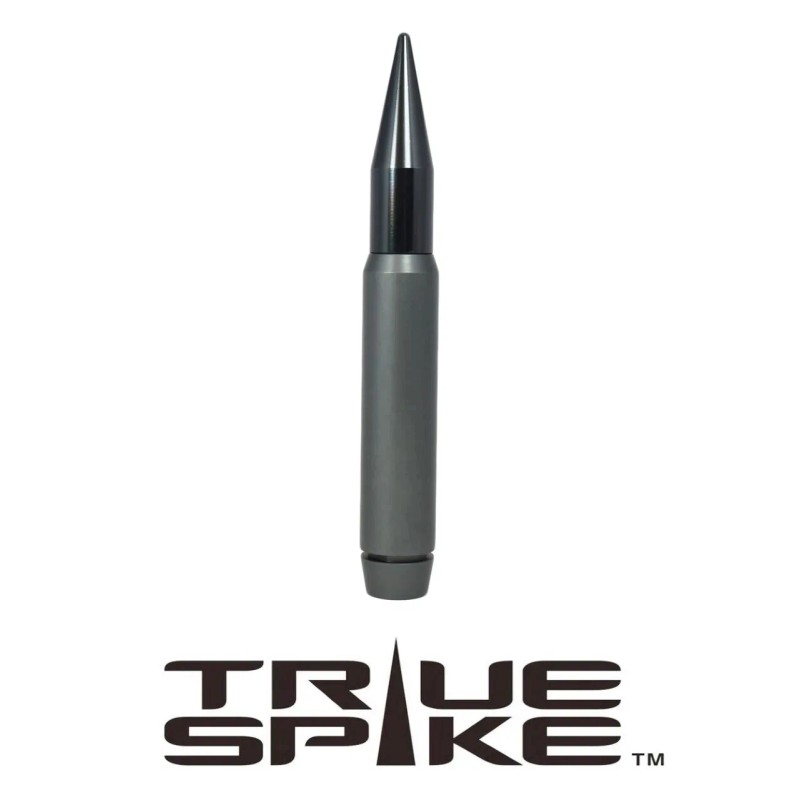 True Spike Thick Gunmetal Antenna For Dodge Ram All Years