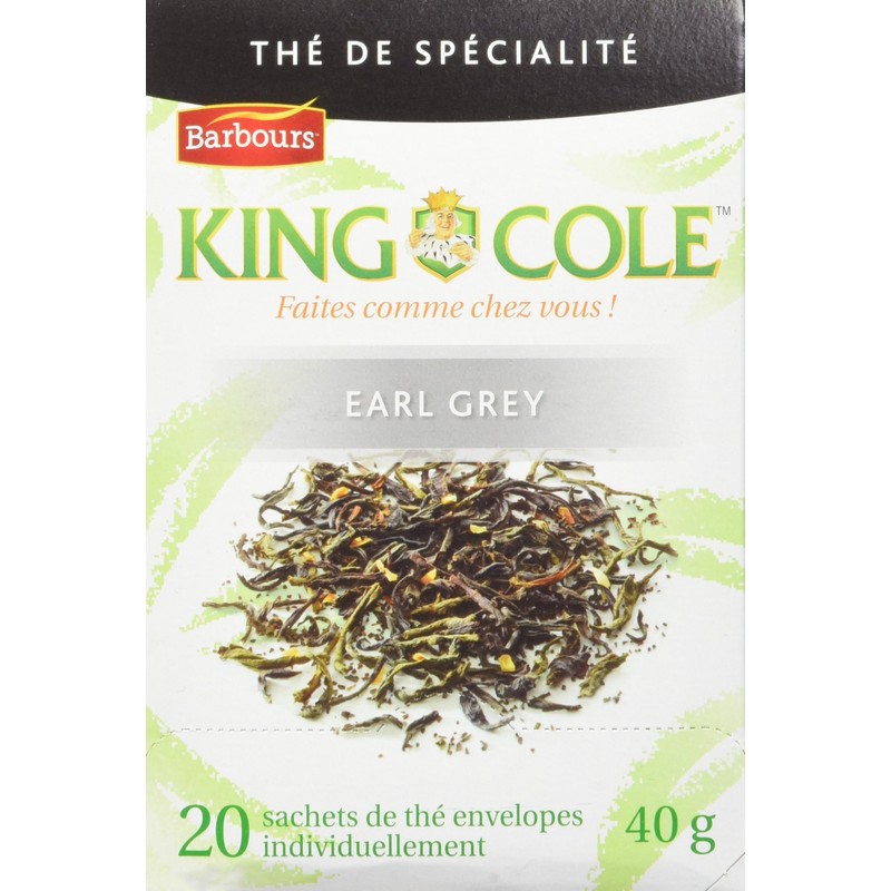 King Cole Tea Earl Grey Tea, 20 Count