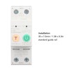 WiFi Circuit Breaker Parameters Adjustable Leakage Protection Data Display Remote