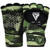 RDX Weightlifting Gloves Gym Anti Slip Long Strap Muscle Training